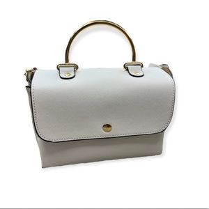 VEGAN white crossbody bag NWT